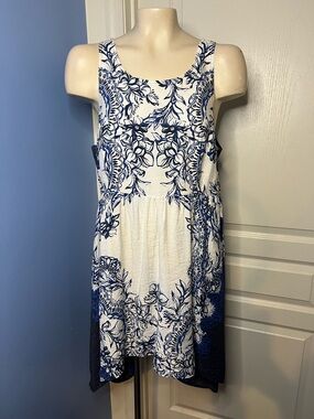 Free People Russian Plate Dress High-Low Maxi Dress size Large